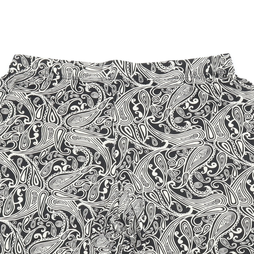 Preworn Womens Beige Paisley  Capri Trousers Size 20