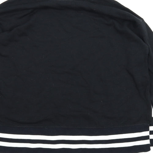 H&M Womens Black Striped  Pullover Jumper Size S