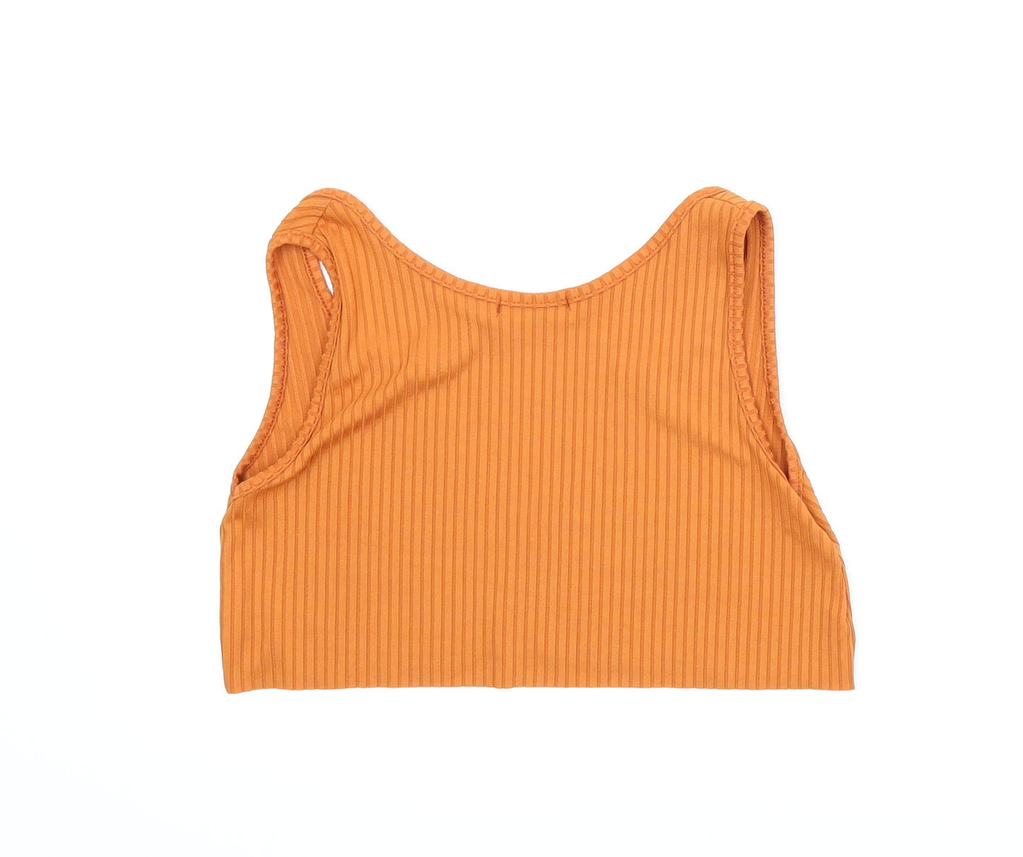 PRETTYLITTLETHING Womens Orange   Cropped Tank Size 6