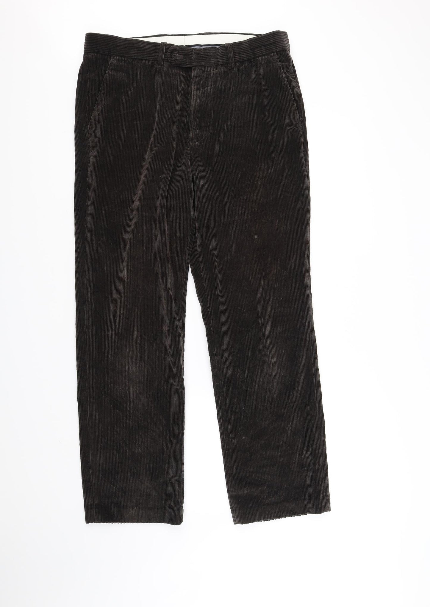 John Lewis Womens Brown   Trousers  Size 34 in L32 in