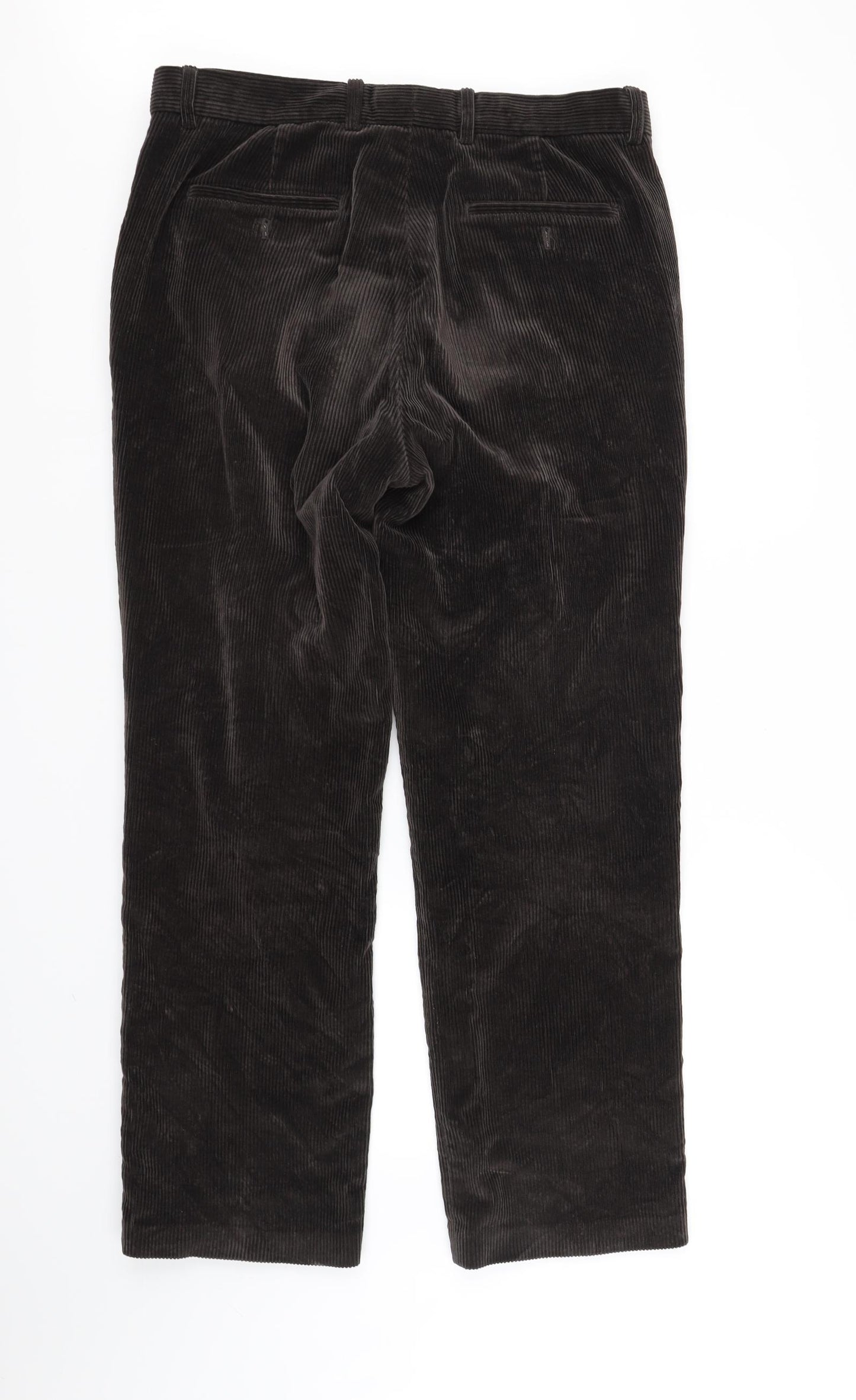John Lewis Womens Brown   Trousers  Size 34 in L32 in