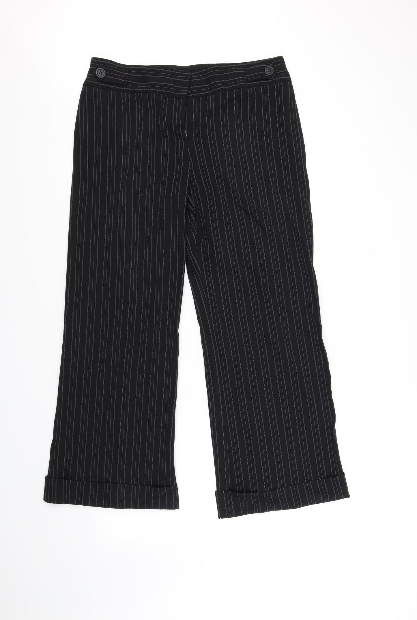 mackays Womens Black   Trousers  Size 16 L31 in