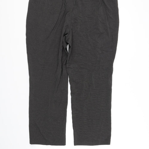 Marks and Spencer Womens Grey   Trousers  Size 18 L29 in