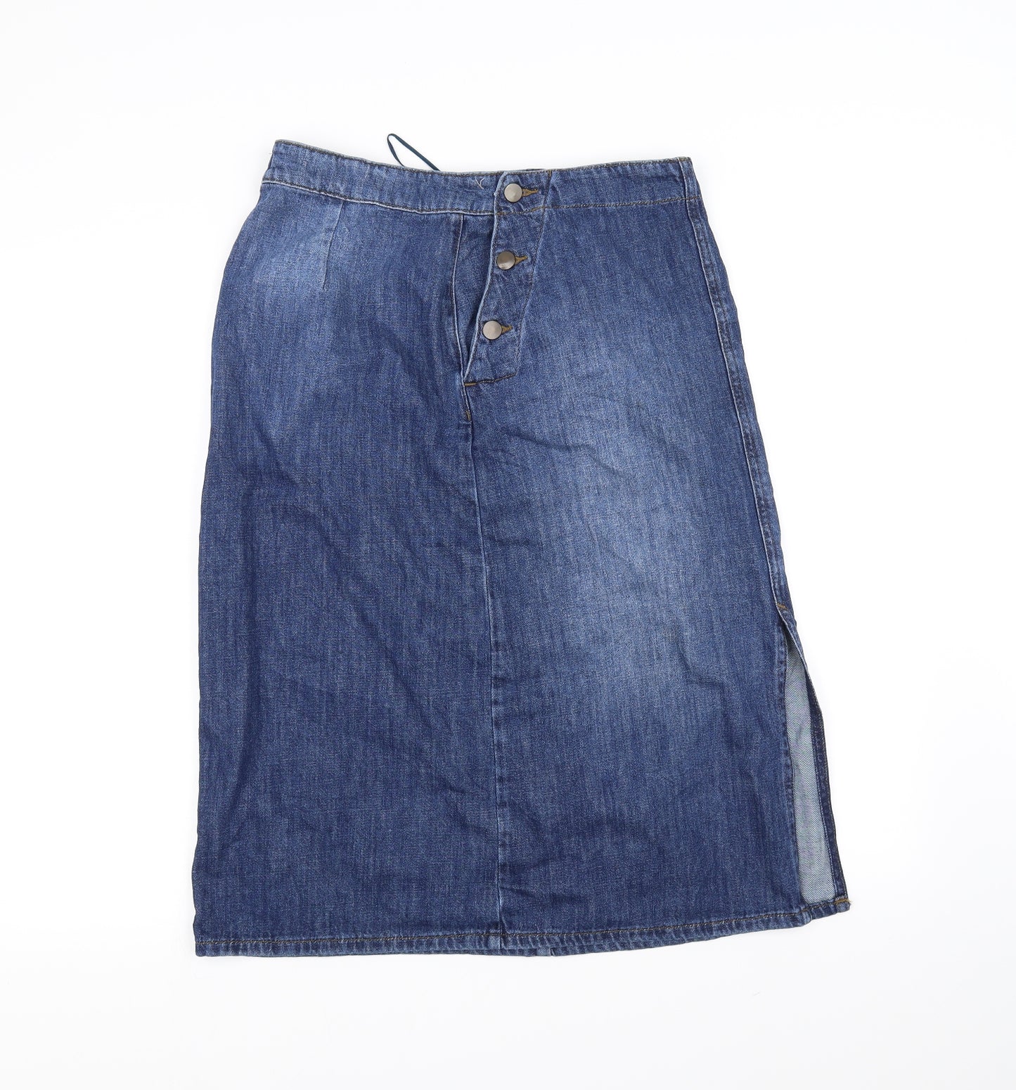 Per Una Womens Blue   Flare Skirt Size 12