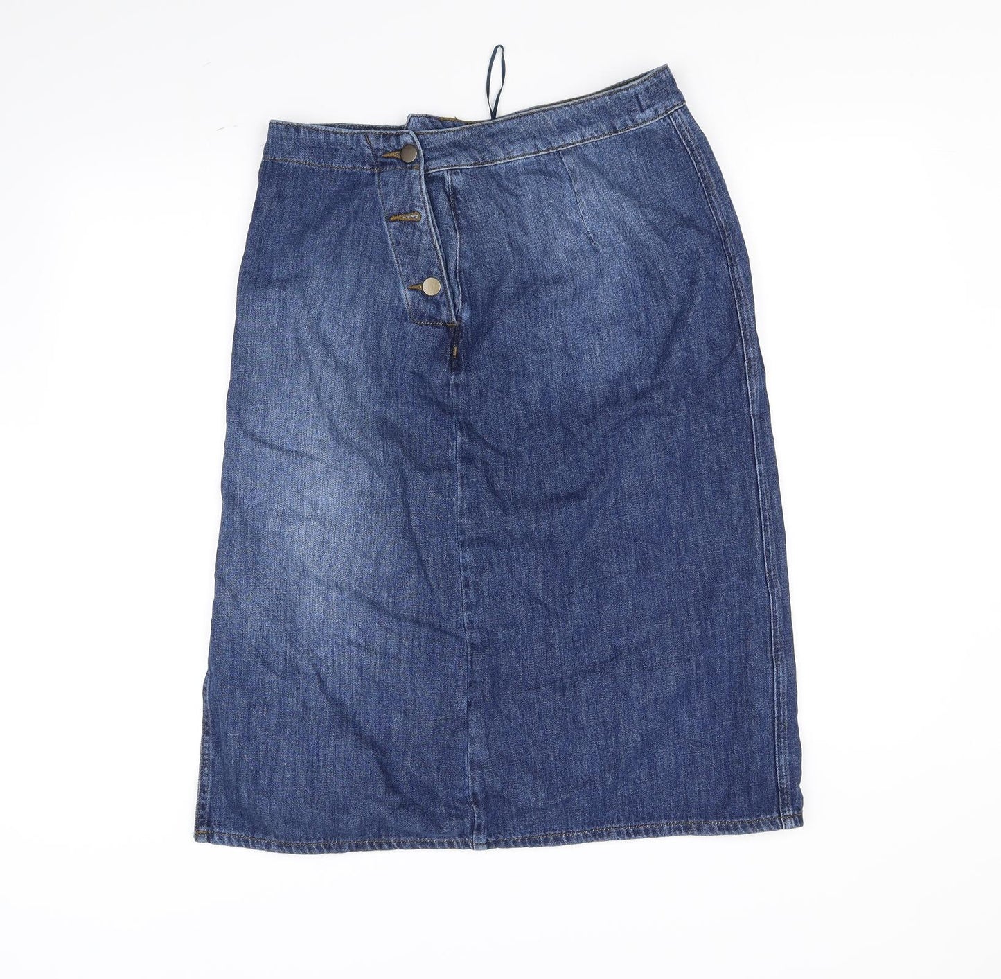 Per Una Womens Blue   Flare Skirt Size 12