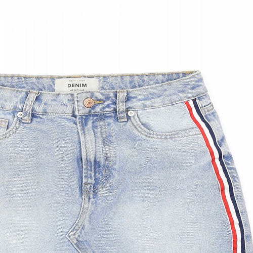 New Look Womens Blue   Flare Skirt Size 8