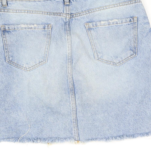 New Look Womens Blue   Flare Skirt Size 8