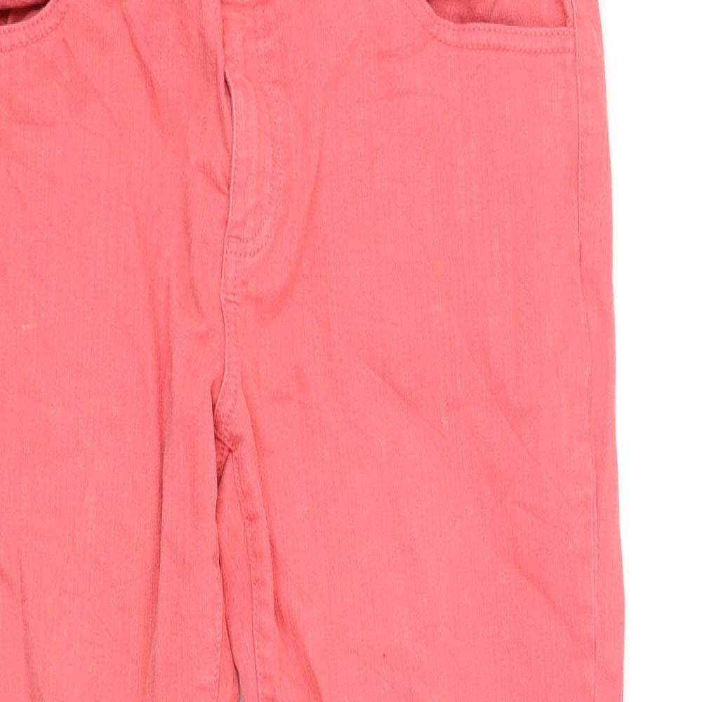 White Stuff Womens Orange   Straight Jeans Size 14 L26 in