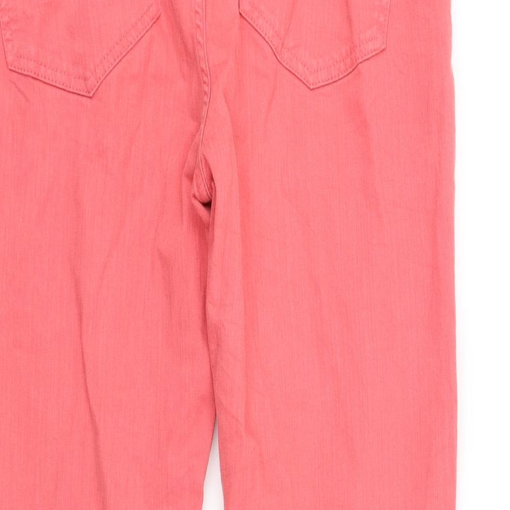 White Stuff Womens Orange   Straight Jeans Size 14 L26 in