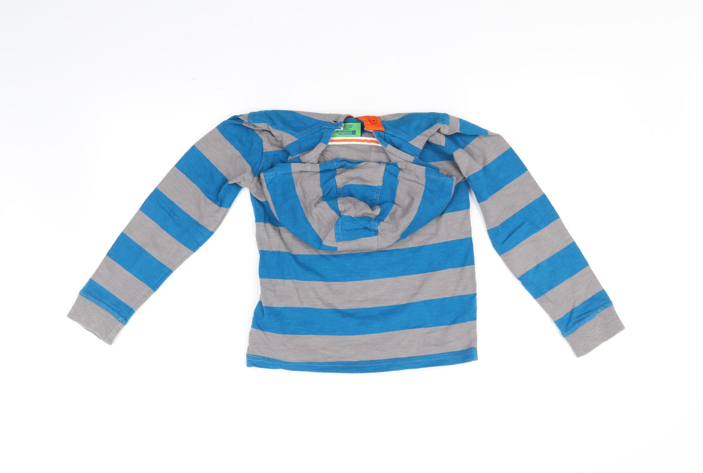 moutain warehouse Boys Blue Striped  Pullover Jumper Size 7-8 Years