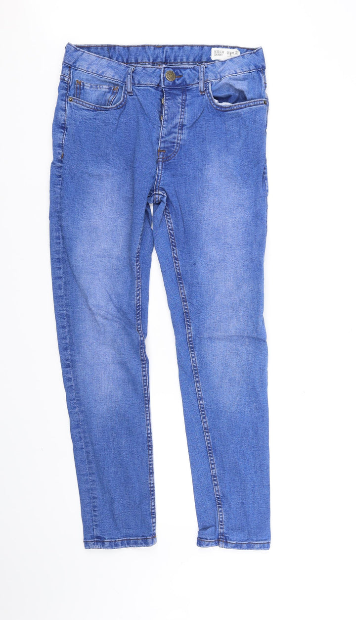 deniem & co Womens Blue   Straight Jeans Size M L30 in