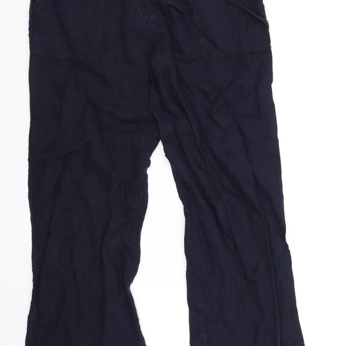 Marks and Spencer Womens Blue   Trousers  Size 14 L29 in