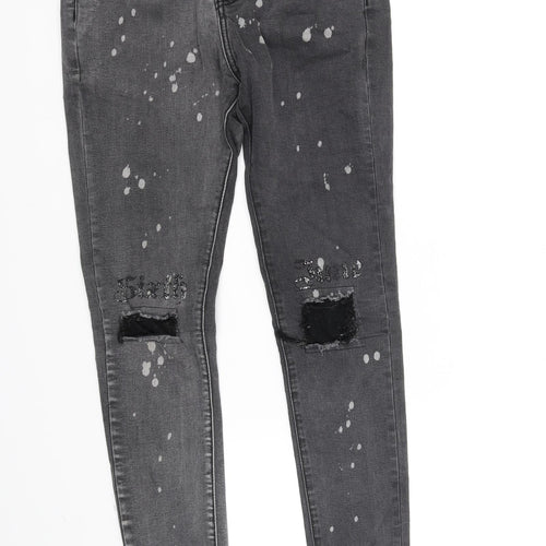 Sixth June Womens Grey   Skinny Jeans Size 30 in L33 in - paint meant to be on pants