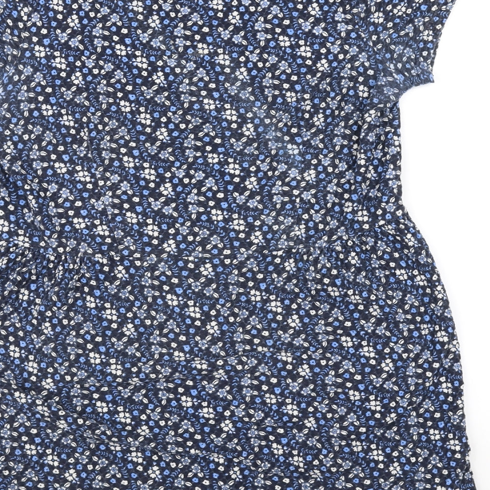 Next  Womens Blue Floral  Fit & Flare  Size 16