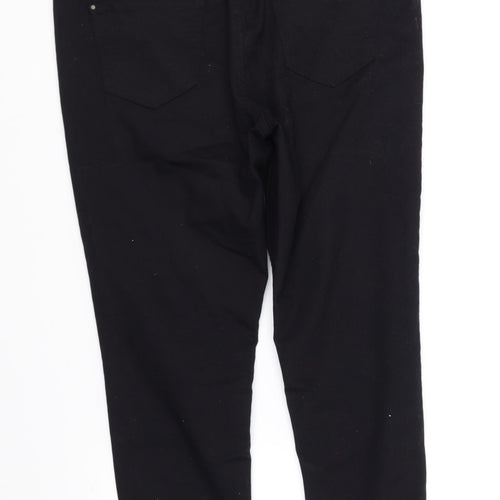 New Look Womens Black   Straight Jeans Size 14 L28 in