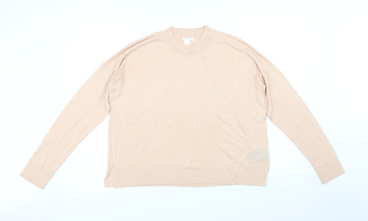 H&M Womens Pink   Pullover Jumper Size S