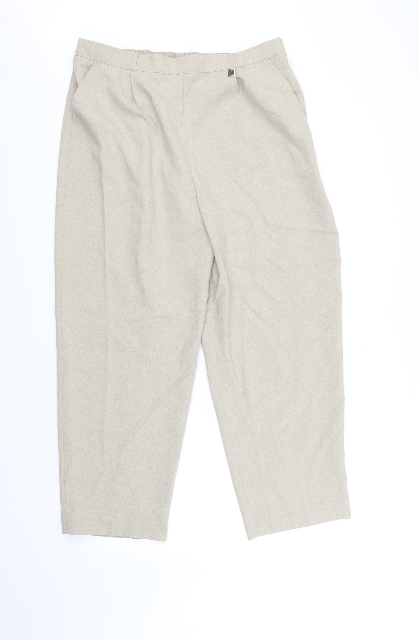 Classic Womens Beige   Trousers  Size 32 in L30 in