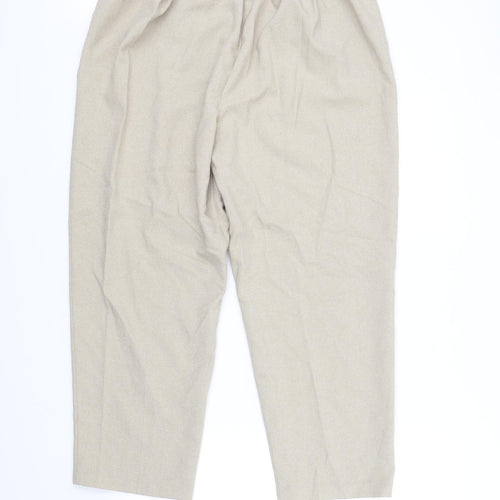 Classic Womens Beige   Trousers  Size 32 in L30 in