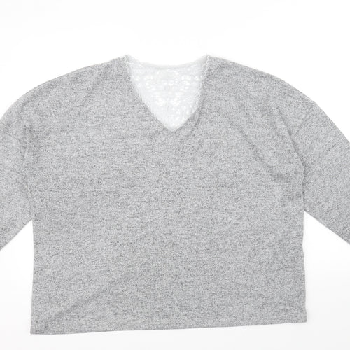 Dorothy Perkins Womens Grey   Pullover Jumper Size 16