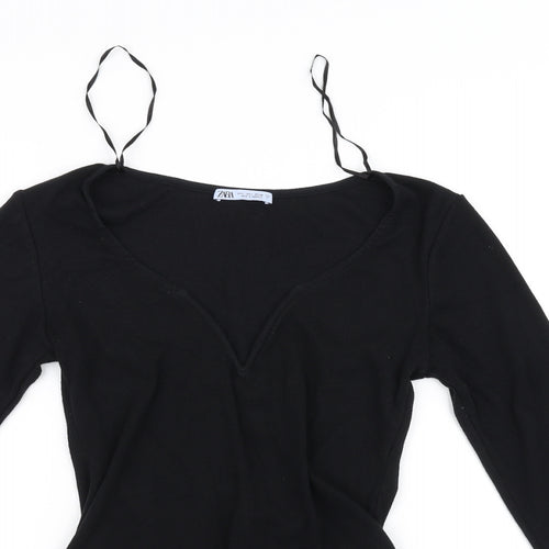 Zara Womens Black   Jumpsuit One-Piece Size L