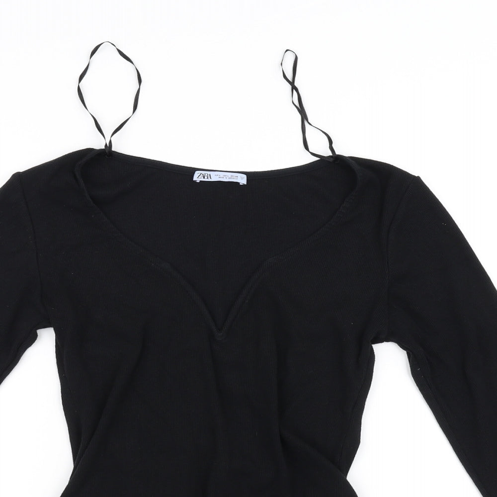 Zara Womens Black   Jumpsuit One-Piece Size L