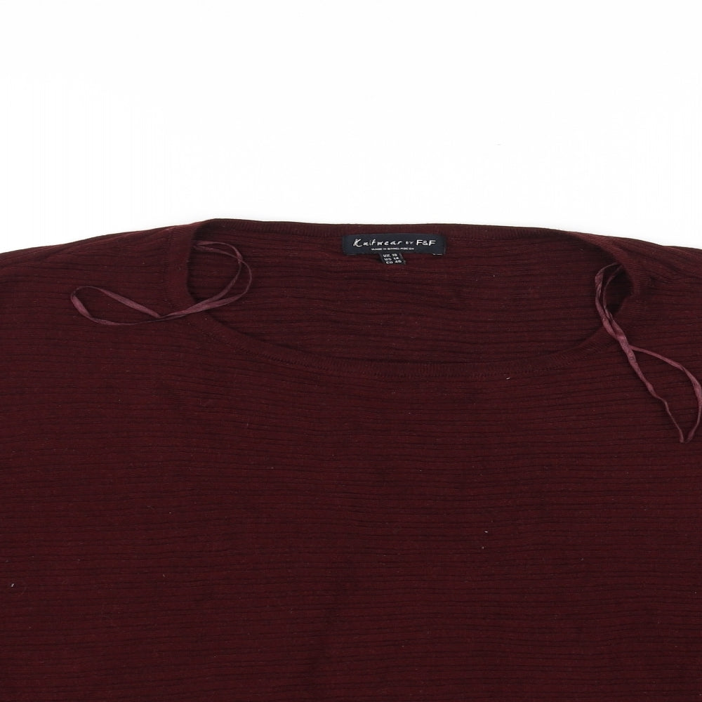 F&F Womens Purple   Pullover Jumper Size 18