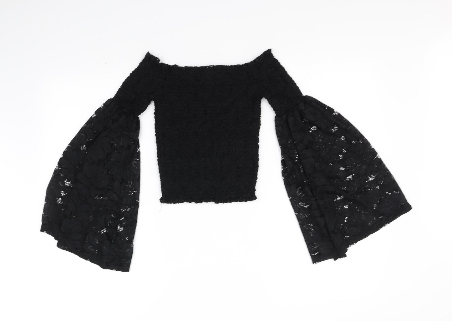 River Island Womens Black   Basic T-Shirt Size 8