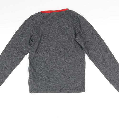 Avon Boys Grey   Basic T-Shirt Size 9-10 Years