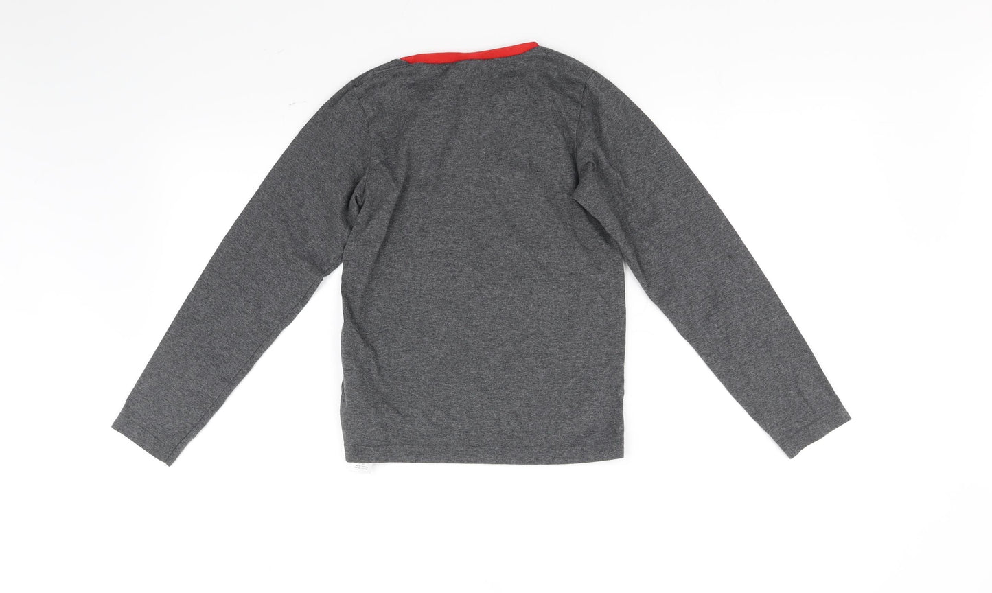 Avon Boys Grey   Basic T-Shirt Size 9-10 Years