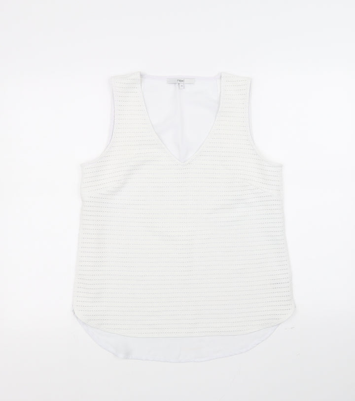 NEXT Womens White   Pullover Jumper Size 10