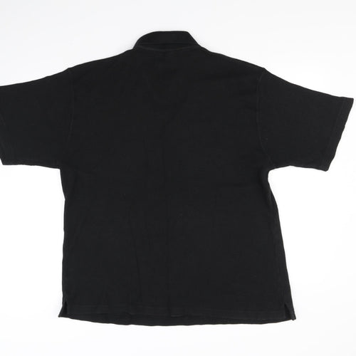 Deuce Womens Black   Basic Polo Size XL