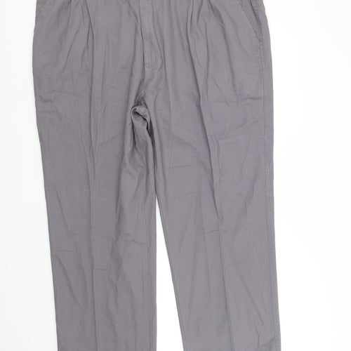 Cotton Traders Womens Grey   Trousers  Size 44 in L31 in
