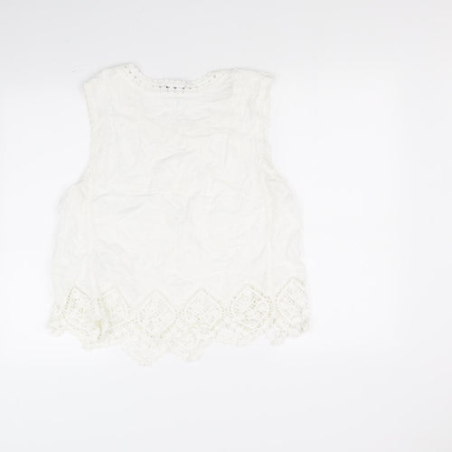 New Look Womens White   Basic T-Shirt Size S
