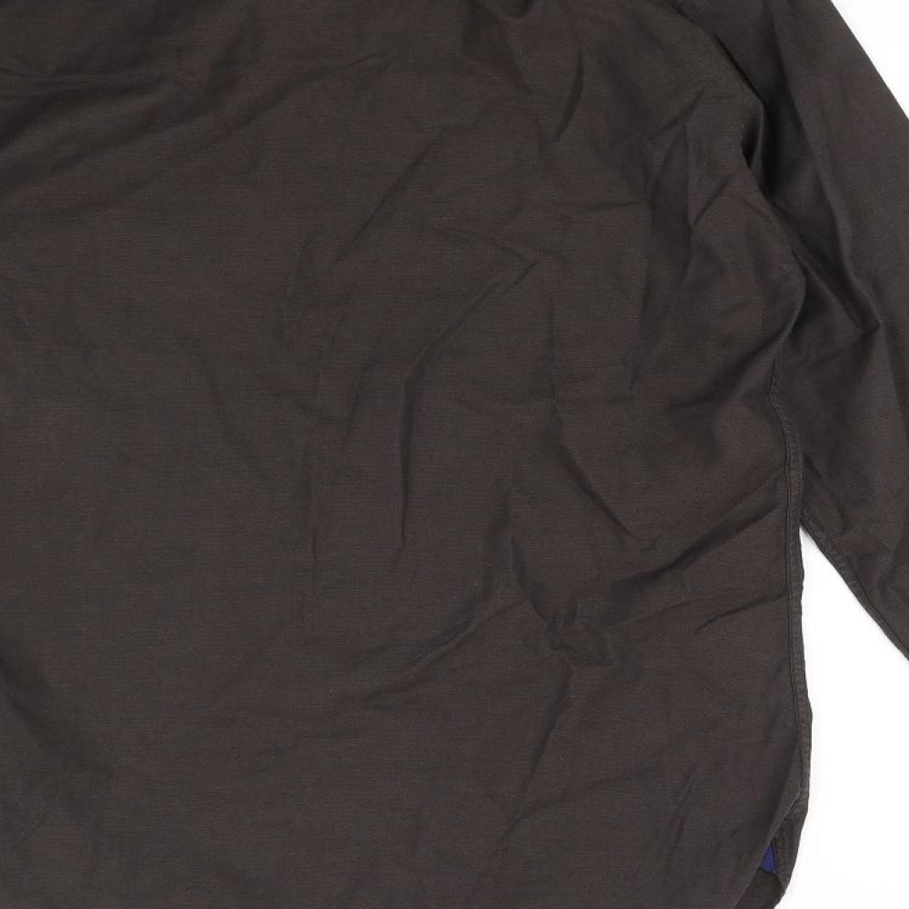 Autograph Womens Brown   Basic Button-Up Size 14