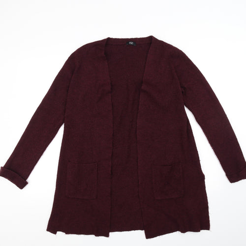 F&F Womens Purple   Cardigan Jumper Size 10
