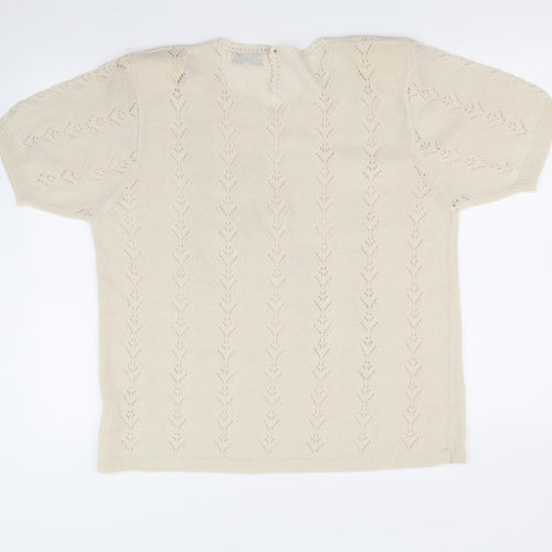ayrbell Womens Beige   Pullover Jumper Size XL