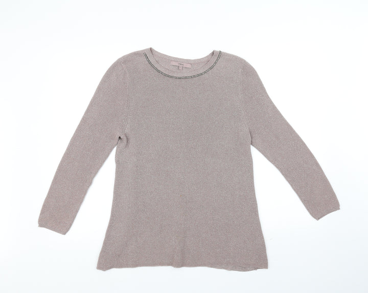 NEXT Womens Beige   Pullover Jumper Size 12