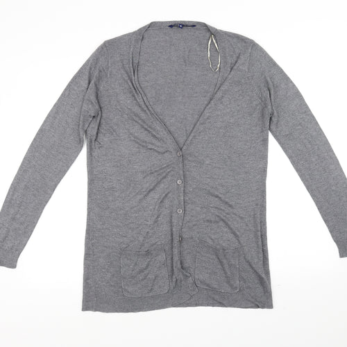 Store Twenty One Womens Grey   Cardigan Jumper Size 16