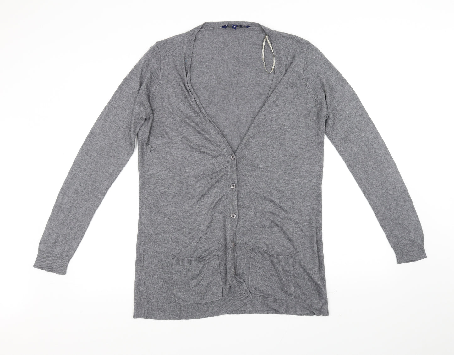 Store Twenty One Womens Grey   Cardigan Jumper Size 16