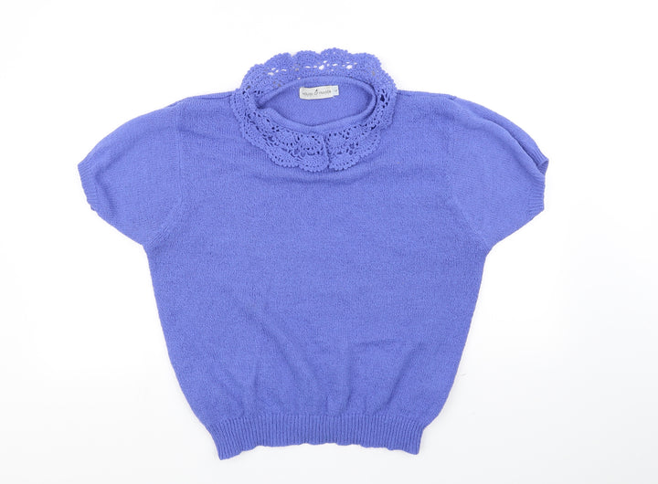 House of Fraser Womens Blue Pullover Jumper Size L