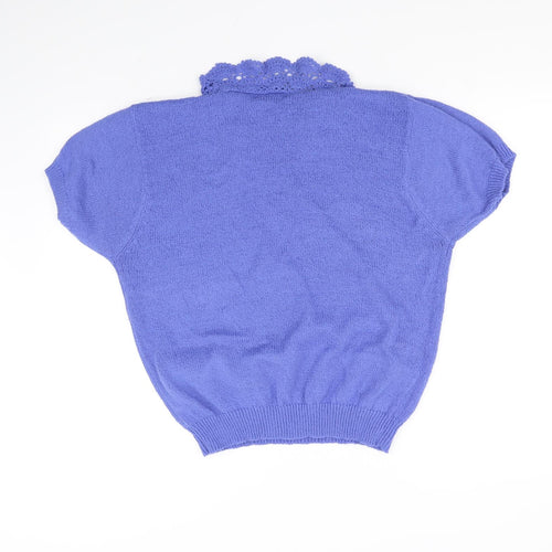 House of Fraser Womens Blue   Pullover Jumper Size L