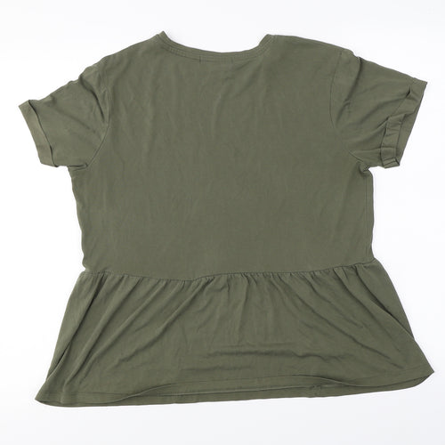Primark  Womens Green   Basic T-Shirt Size 10