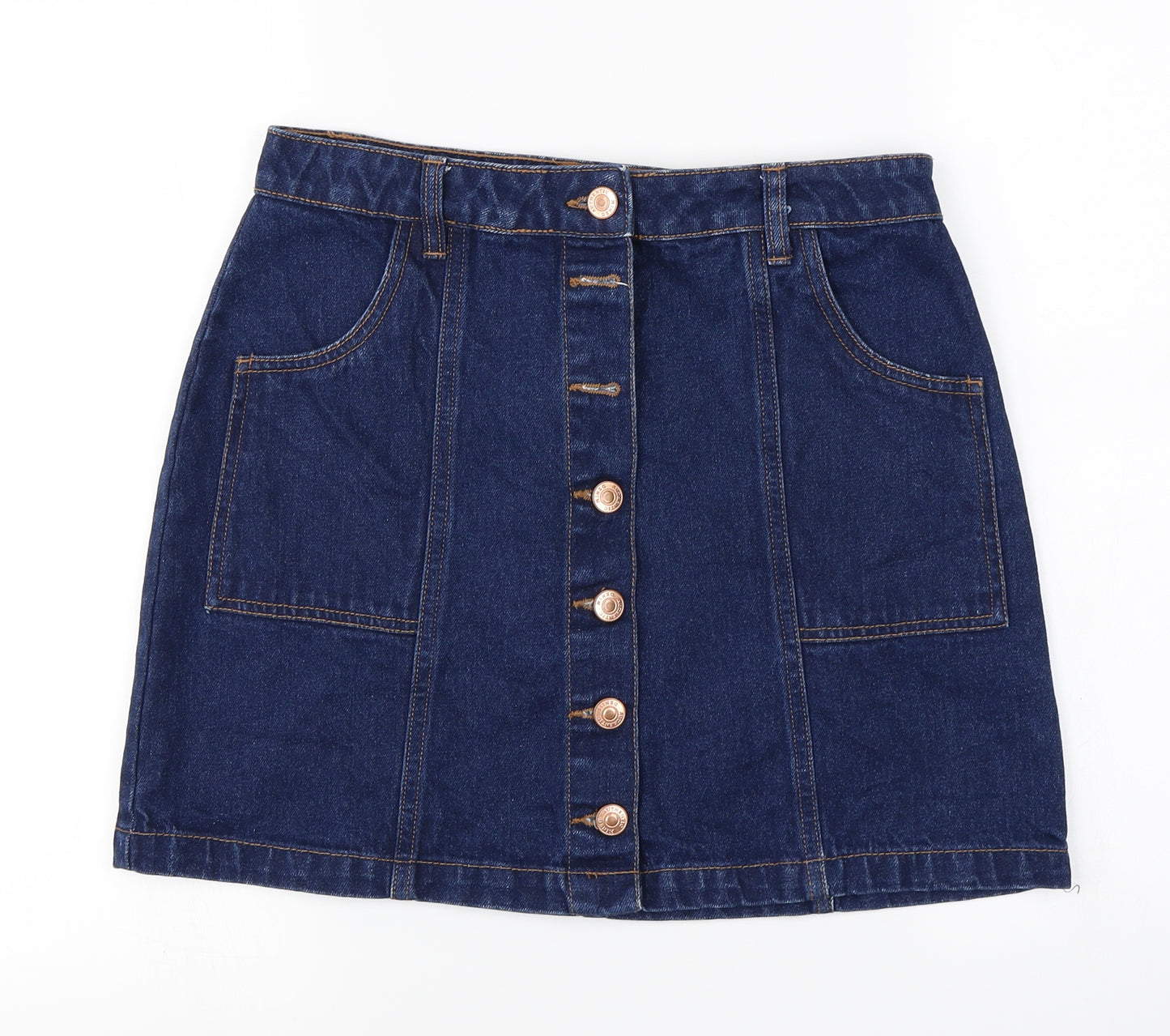 Papaya  Womens Blue   A-Line Skirt Size 10
