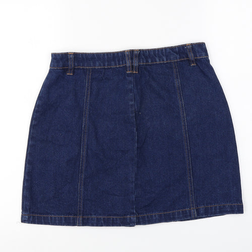 Papaya  Womens Blue   A-Line Skirt Size 10