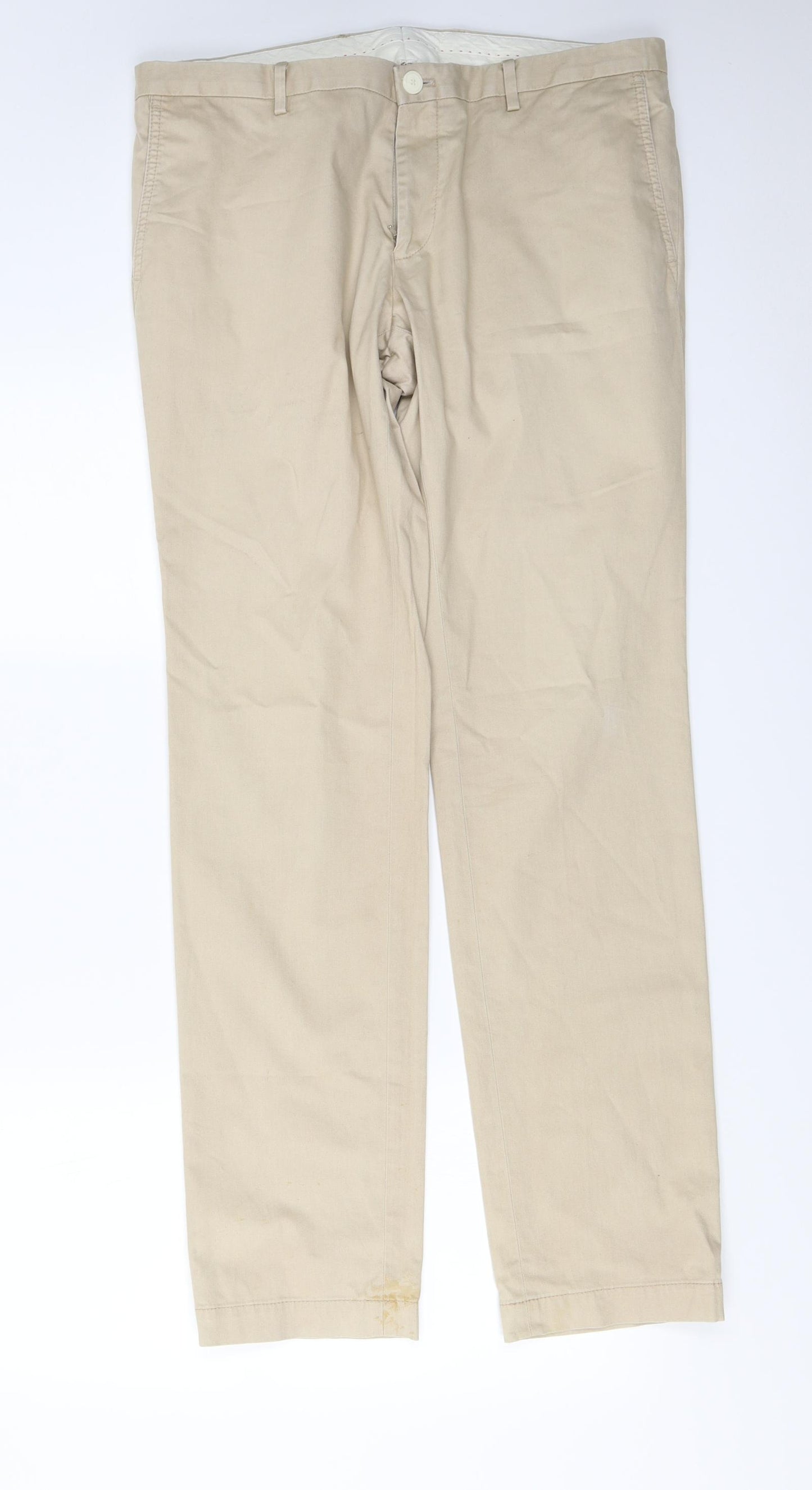 HUGO BOSS  Mens Beige   Trousers  Size 34 in L29 in