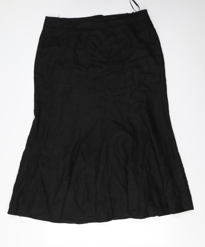 NEXT Womens Black A-Line Skirt Size 10