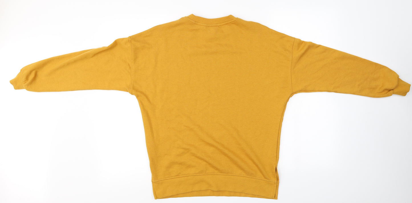 New Look  Womens Yellow   Pullover Jumper Size 8
