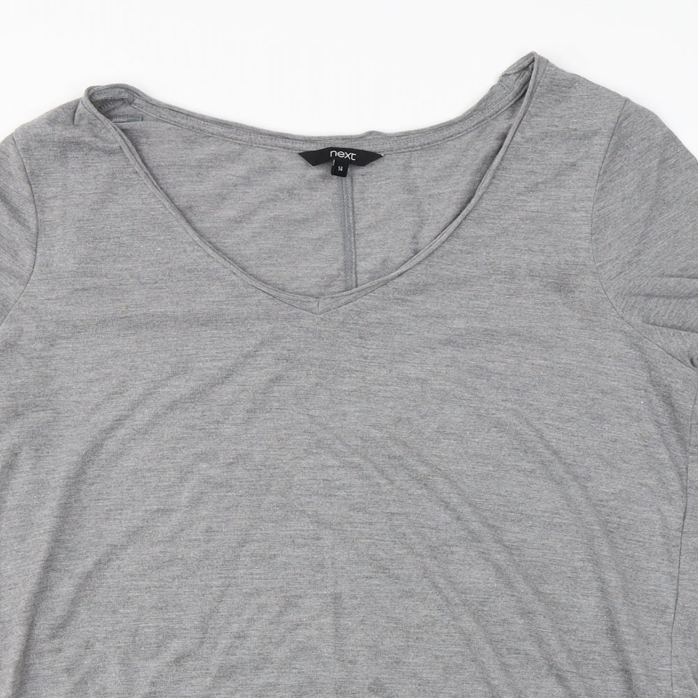 NEXT  Womens Grey   Basic T-Shirt Size 14