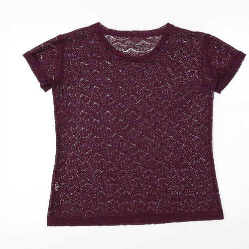 River Island  Womens Purple   Basic T-Shirt Size 6