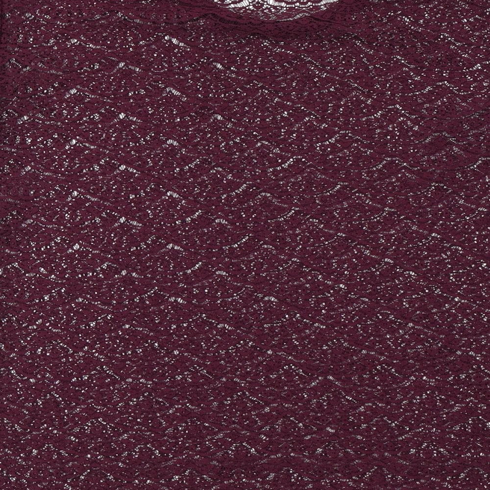 River Island  Womens Purple   Basic T-Shirt Size 6